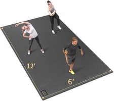 GXMMAT 12'x6' Extra Large 7mm Exercise Mat Non-Slip Home Gym Workout Flooring