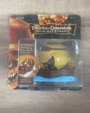 Zizzle Pirates Of The Caribbean MOTORIZED Skiff Rowing Pintel & The Prison Dog