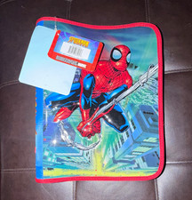 Marvel Spider-Man A4 Zip Binder Notebook Organizer w/ Pockets Blue Red