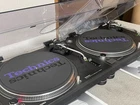 Technics SL-1200MK3 Pair Direct Drive DJ Turntable Black Quartz Vinyl Player