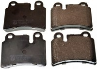 Hinterachse Denckermann B111140 Bremsbelagsatz, Scheibenbremse FüR VW