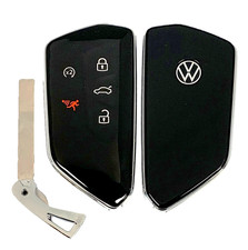 Oem Volkswagen Remote Uncut Key Insert 5 Button 5h0 959 753 Bk - Nbgfs1901s