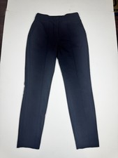 Express Ankle Dress Pants Womens 0R Black Stretch High Rise Straight Leg Formal