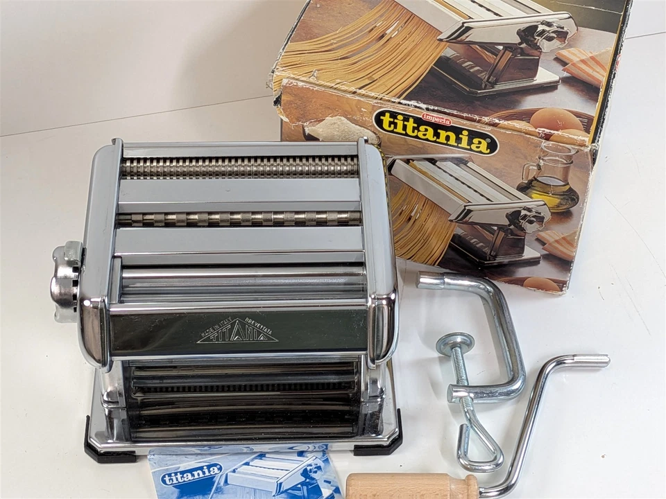 Imperia Titania 150mm Pasta Maker Noodle Making Machine Made in Italy - Image 2 of 4