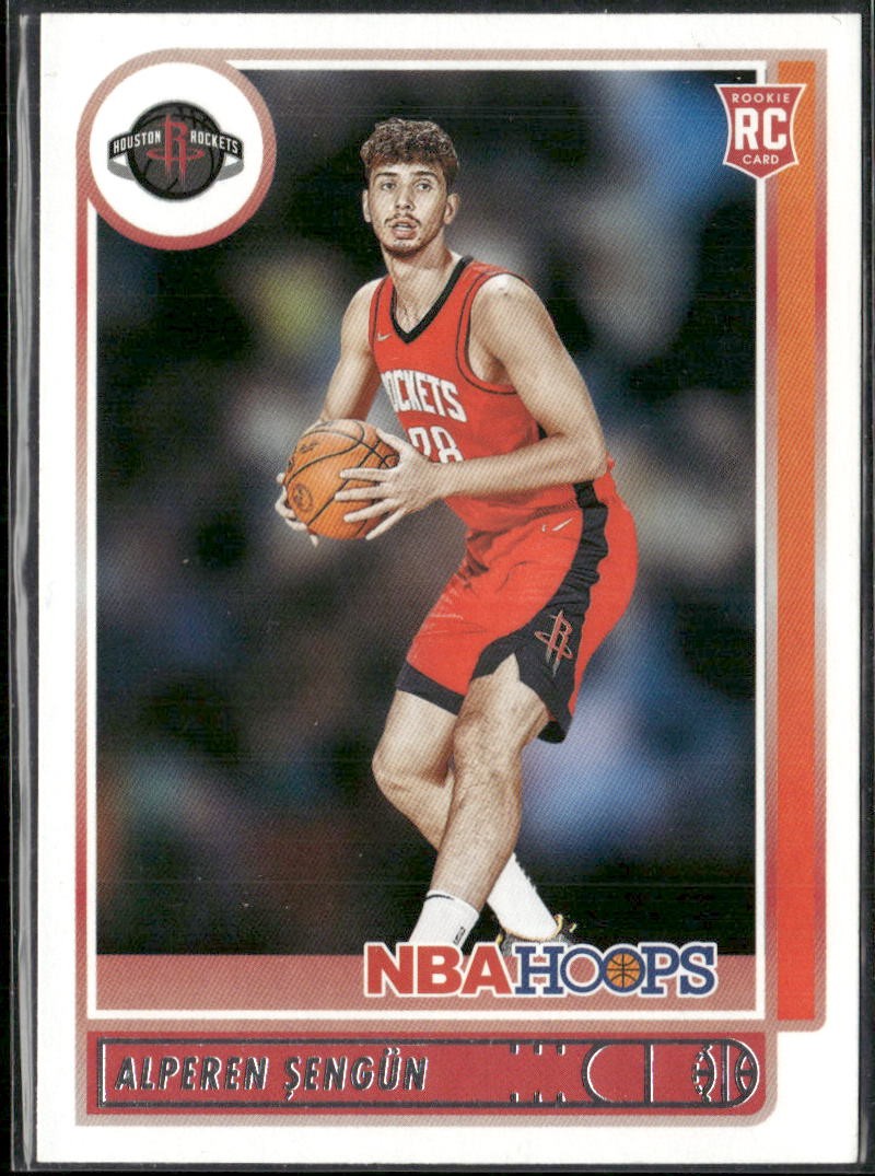 2021-22 Hoops #204 Alperen Sengun RC Rookie Card Rockets