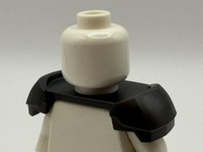 Lego New Minifigure Pearl Dark Gray Armor Shoulder Pads Stepped With Back Studs
