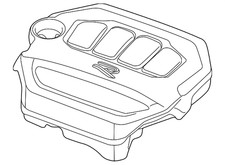 Genuine Volkswagen Engine Cover 06q-103-925-n