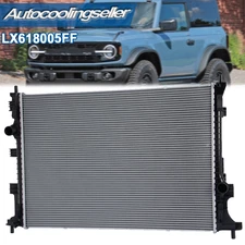 Aluminum Core Radiator Fits 2021 2022 2023 Ford Bronco Sport L3 1.5L L4 2.0L US