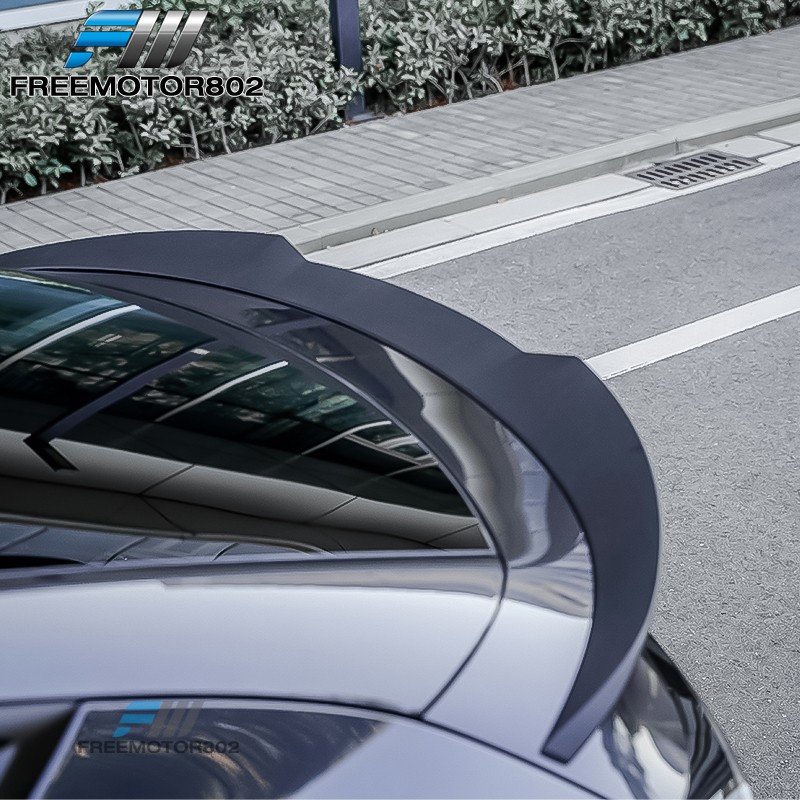 For 25-26 Tesla Model Y Juniper Trunk Spoiler Matte Black Rear Wing ABS Car Trim