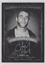 2016 Upper Deck Goodwin Champions Black & White Auto CM Punk #BA-CP Auto