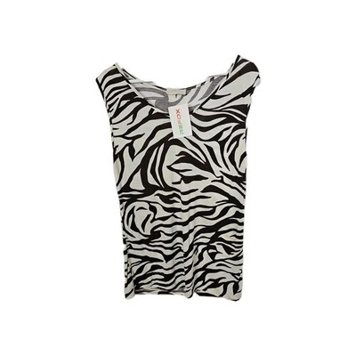 EK9692 Damen T-Shirt Cat Style Gr.40 Zebra Look