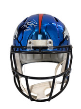 Peyton Manning Signed Autographed Broncos Chrome Speed Rep Helmet Fanatics COA