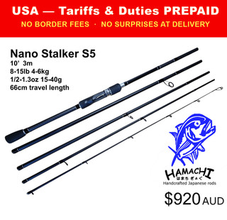 Hamachi Nano Stalker S5 10'0 4 6kg 8 15lb Japanese light surf spin fishing rod
