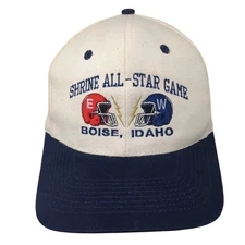 Shrine All-Star Game Boise Idaho Snapback Hat Beige One Size Outdoor