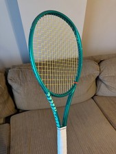 CUSTOM  STRUNG Wilson Blade V10 98 18x20 4 1/4 - Wilson Overgrip w Luxilon 4G