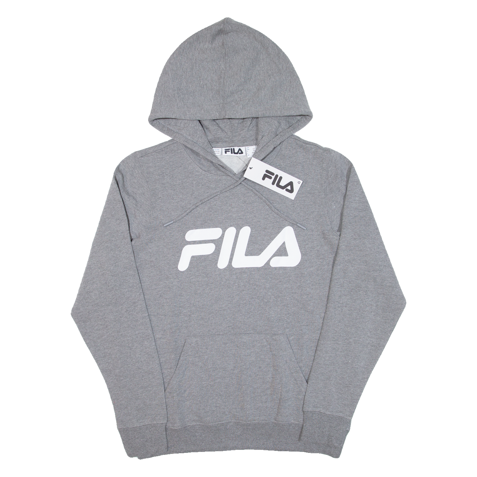 Felpa con cappuccio FILA donna grigia UK 14