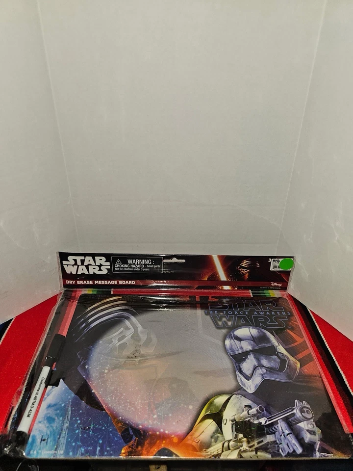 Two Disney Star Wars Dry Erase Message Board Kids "The Force Awakens" - Image 3 of 4