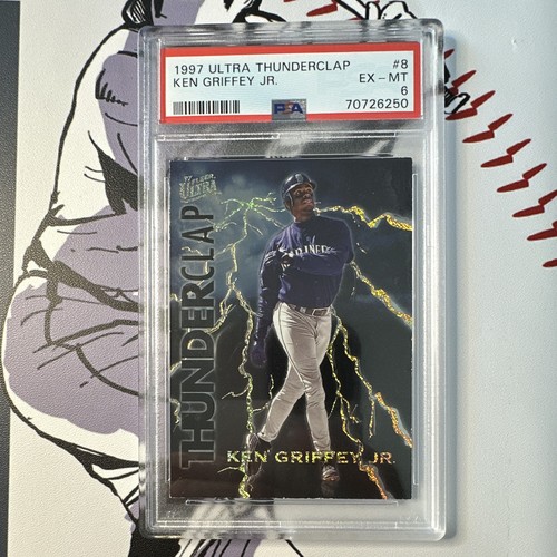1997 Fleer Ultra Thunderclap Ken Griffey Jr. #8 PSA 6 Mariners MLB