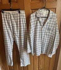 Vintage PJs Manchester Perma Press Men s Pajamas 2 Piece Size XL Sleep Set