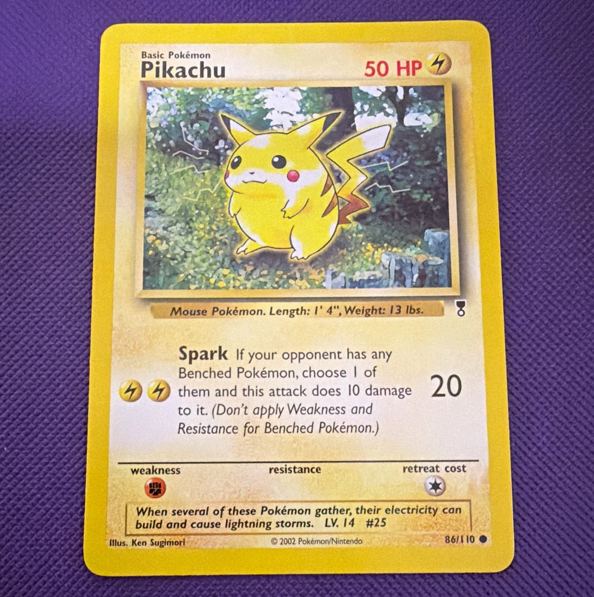 Pikachu Pokémon TCG Legendary Collection Individual Collectible