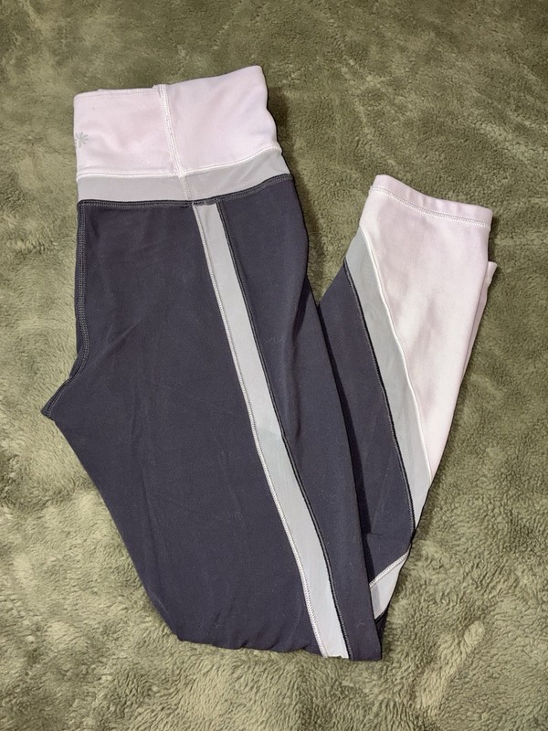 Athleta Multi-Purple Tights, Size Small