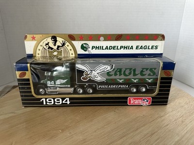 1994 Matchbox Team NFL Philadelphia Eagles Tractor Trailer White Rose Ford