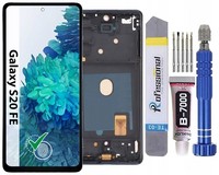 Oled Display FüR Samsung Galaxy S20 Fe 5G G781 Rahmen Dunkelblau