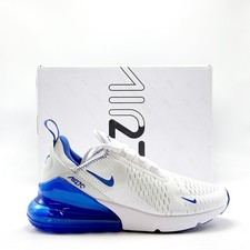 NEW MEN Nike AIR MAX 270 White / Racer Blue DH0268 100   