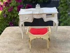 Vintage 1963 Barbie Susy Goose Vanity Incomplete Set Sold As Is