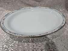 Homer Laughlin Large Serving Platter  16in X 10in Made In US Persian Rose