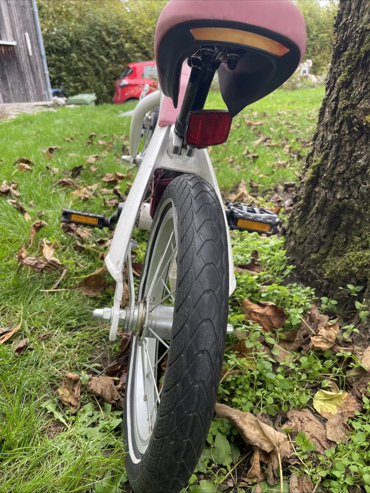 Fahrrad/Laufrad BMW Kidsbike 14 Zoll Kinderfahrrad Lila - Bild 3 von 4