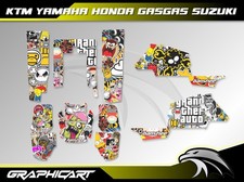 Yamaha Banshee 350 full graphics kit stickers decals atv  