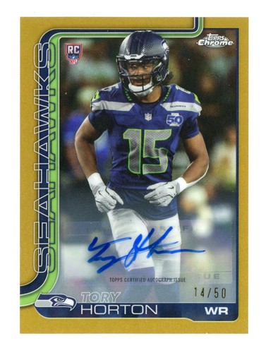 2025 Topps Chrome Tory Horton Gold Refractor (RAW)