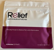 Luminas Relief Electroceutical Patches Reduce Pain 20 Patches (2.75" X 4") Each