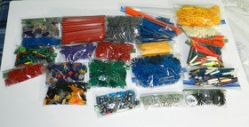 Knex K'Nex Pieces 4 LBs Rods Connectors   Big LOT SORTED-22 Separate Bags.