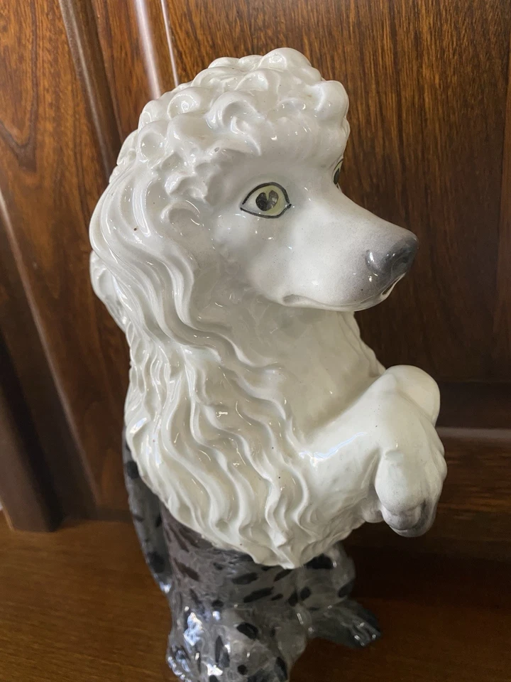ANCIEN PICHET CANICHE ABSINTHE EN BARBOTINE ST CLÉMENT KG CHOCOLAT ROYAT POODLE - Photo 2/4