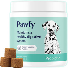 Pawfy Probiotics for Dogs  Supports Digestive Health, Diarrhea for Small, Large