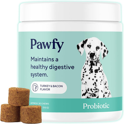 Pawfy Probiotics for Dogs | Supports Digestive Health, Diarrhea for Small, Large