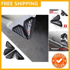 2PCS Car Door Corner Guards, Carbon Fiber Auto Front Door Edge Guards, Anti-C...