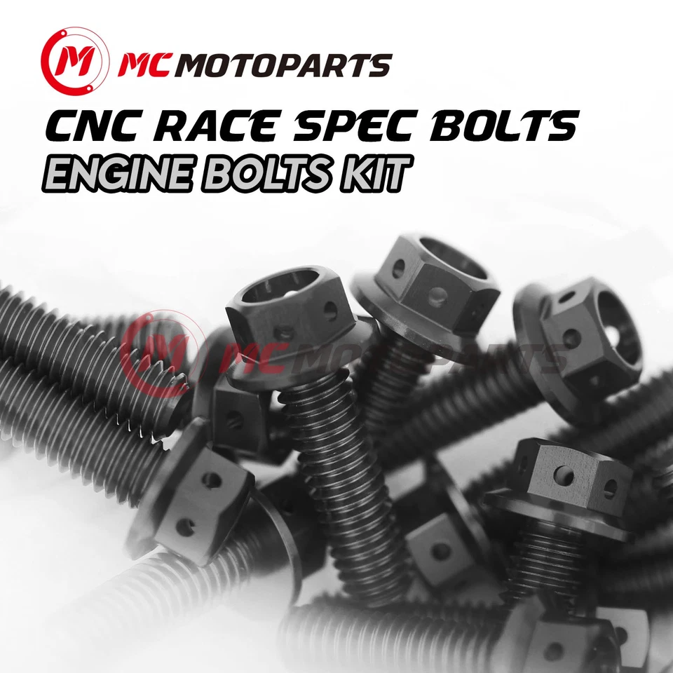 22 PCS CNC Crankcase Engine Case Cover Bolts For Honda CBF 1000 / F  2006-2015 Foto 3 de 4