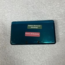 Nintendo 3DS Aqua Blue Console Japan Import US Seller Broken For Parts Repair