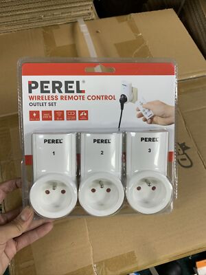 Wireless Switch Buchse mit Fernbedienung Smart Outlet Set 25m Reichweite max 2300W