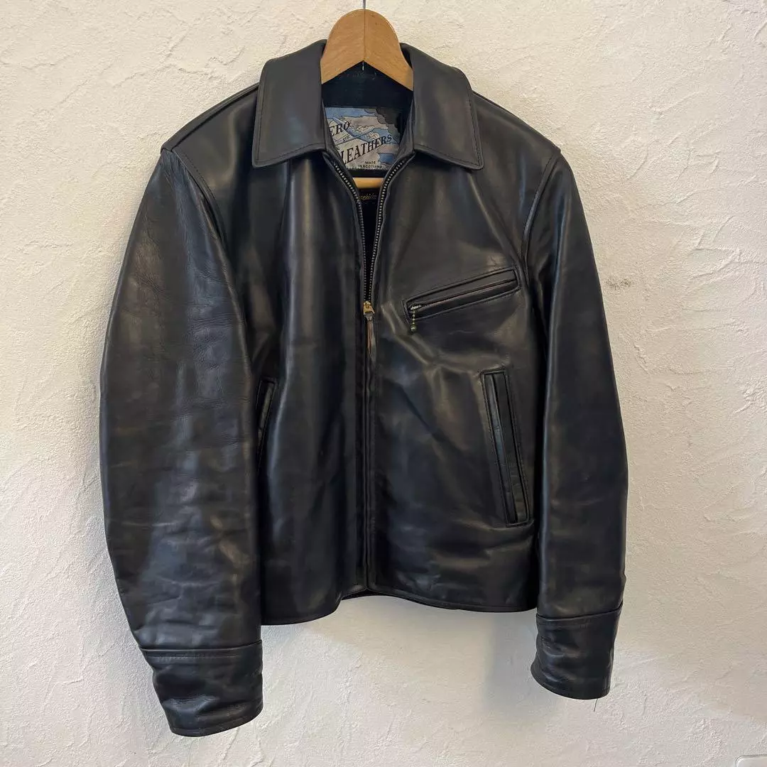 LVC LEVIS Vintage aero Leather jacket Blue/black