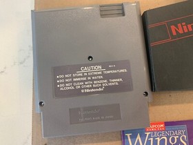 Legendary Wings (Nintendo NES, 1988) Boxed in Box CIB Very nice Includes Manual