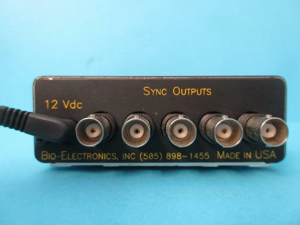 BIO-ELECTRONICS INC SG-5B BLACK BURST GENERATOR SYNC OUTPUTS USED WORKS GREAT - Image 4 of 4