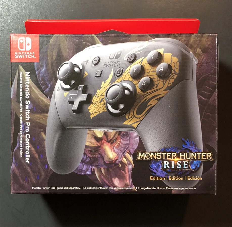 Official Nintendo Switch Pro Controller [ Monster Hunter Rise Edition ] NEW  | eBay