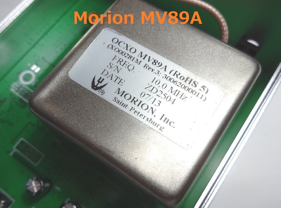 ♪ 10MHz GPSDO Master Clock / Morion MV89A Double Oven OCXO ♪ 10MHz GPSDO Master Clock / Morion MV89A Double Oven OCXO