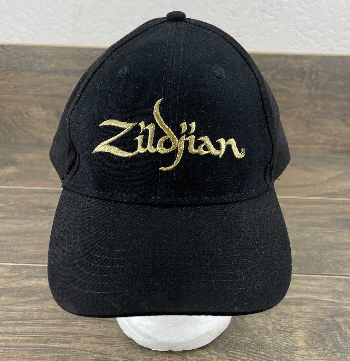 Vintage Zildjian Hat Cap Unisex Black Canvas Adjustable Baseball