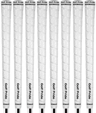 Golf Pride Tour Wrap 2G Golf Grips Midsize White - Set of 8 - High Tack