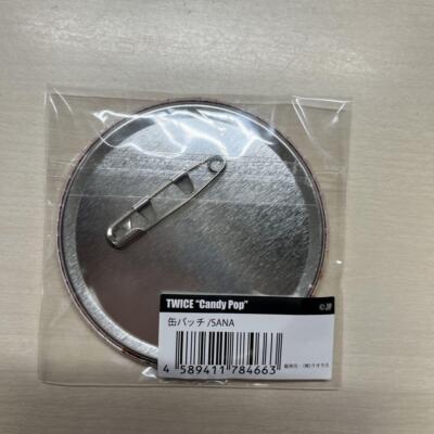 TWICE CANDYPOP CD サナ ピンバッチ twice cd トレカ 缶バッジ うちわ
